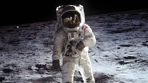 Uno de los primeros viajes de la NASA en la Luna