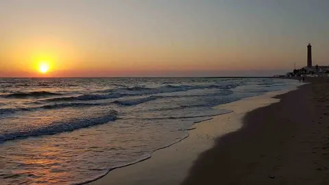 Atardecer en Chipiona