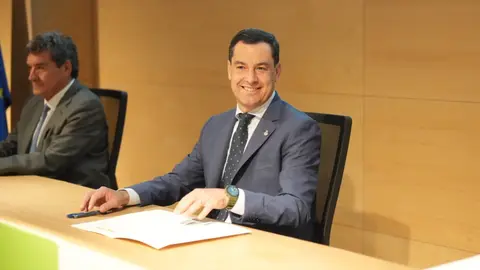 Juanma Moreno, presidente de la Junta de Andaluc&iacute;a