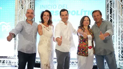 Juanma Moreno, durante la inauguraci&oacute;n del curso pol&iacute;tico en Andaluc&iacute;a