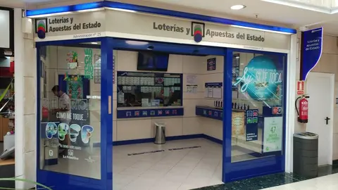 Un despacho de Loter&iacute;as y Apuestas del Estado