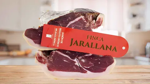 Jam&oacute;n ib&eacute;rico de bellota deshuesado Finca Jarallana de La Nevera Espa&ntilde;ola