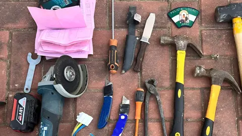 Herramientas intervenidas por la Polic&iacute;a Local