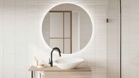 Mueble de ba&ntilde;o con lavabo Namo con espejo de luz LED Teide de Leroy Merlin