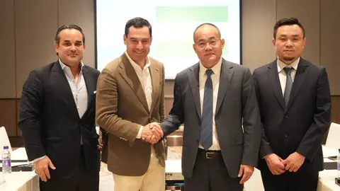 Juanma Moreno ha anunciado el acuerdo con Sermatec