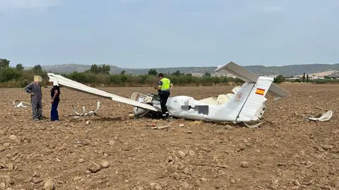 Avioneta estrellada en C&oacute;rdoba