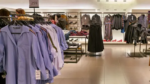 Tienda Zara, interior, Grupo Inditex