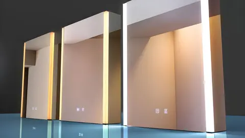 Gabinete de Espejo de Ba&ntilde;o LED