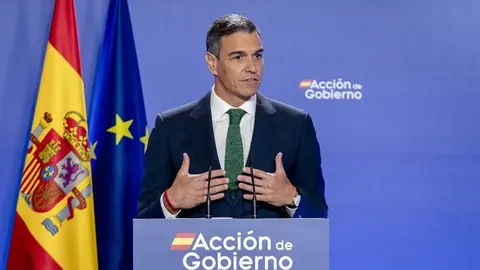 El presidente del Gobierno, Pedro S&aacute;nchez, ha abierto el curso pol&iacute;tico en el Instituto Cervantes