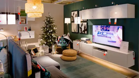 Sal&oacute;n de exposici&oacute;n en IKEA