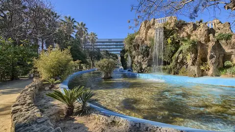 Imagen del interior del Parque Genov&eacute;s de C&aacute;diz