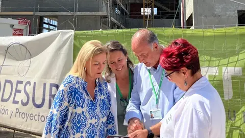Visita a las obras del nuevo&nbsp;edificio de la Comunidad Terap&eacute;utica de Salud Mental