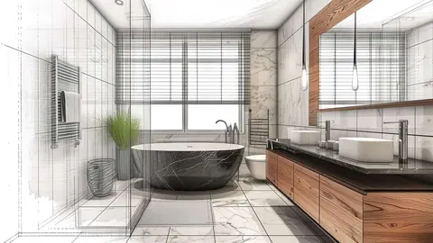 Dise&ntilde;o de ba&ntilde;o moderno