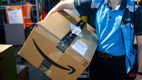 Caja de reparto de Amazon