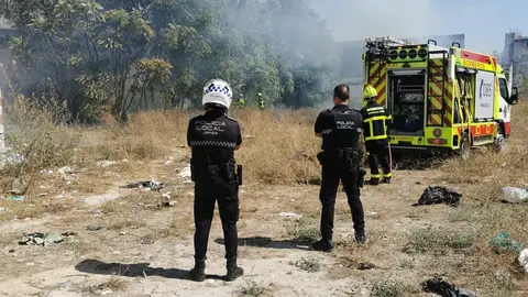 Incendio en Calle Cordobeses, Jerez