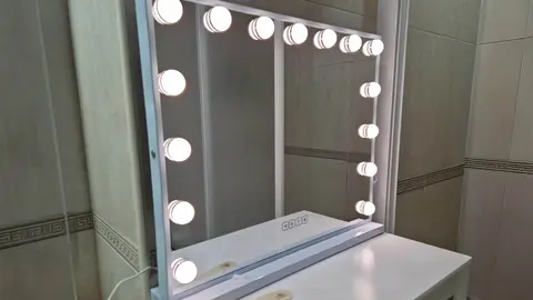 Espejo Maquillaje con Luz y Bluetooth Hansong