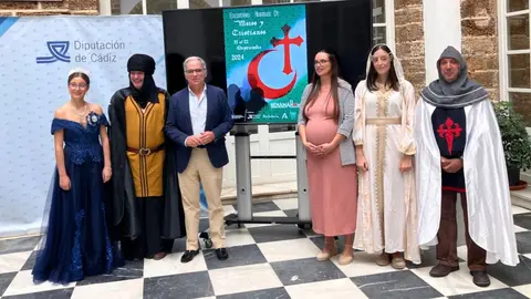 Presentacion del encuentro de moros y cristianos de Benamahoma
