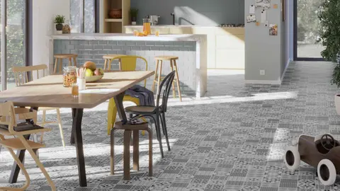 Suelo vin&iacute;lico clic forte Elin BL000 ARTENS de Leroy Merlin