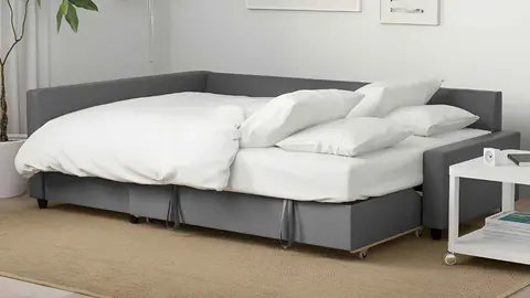 Sof&aacute; cama de esquina con almacenaje FRIHETEN de Ikea