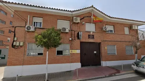 El cuartel de la Guardia Civil de Barbate