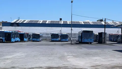 Cocheras de autobuses en Jerez
