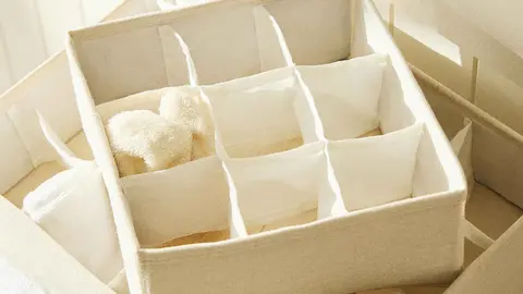 Cesta de ordenaci&oacute;n con m&uacute;ltiples compartimientos de Zara Home