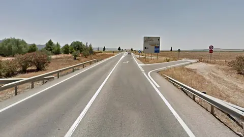 La carretera en la que se produjo el mortal accidente