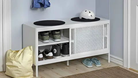 Banco y unidad de almacenaje MACKAP&Auml;R de Ikea