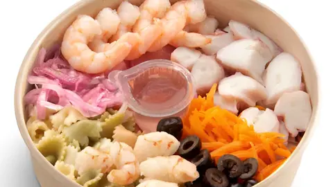 Ensalada de marisco 'Listo para comer' de Mercadona