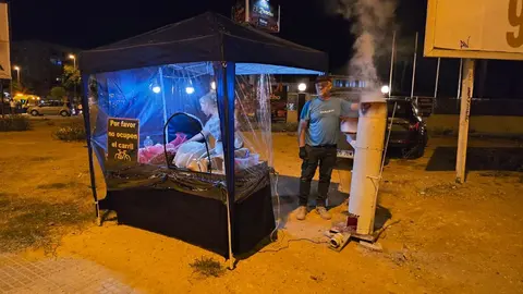 Puesto de casta&ntilde;as en Jerez | Jes&uacute;s Catal&aacute;n