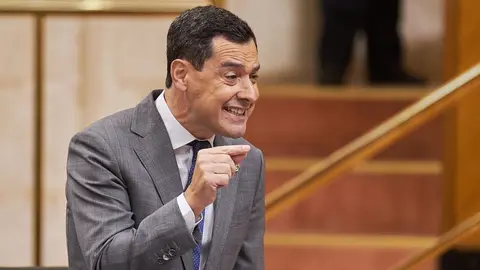 Juanma Moreno ha defendido la gesti&oacute;n del SAS en el Pleno | Salvador L&oacute;pez Medina