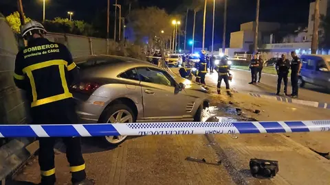 Accidente de tr&aacute;fico en Jerez