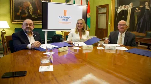 La alcaldesa de Granada, Marifr&aacute;n Carazo, en el centro de la imagen (3)