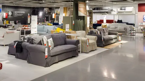 Secci&oacute;n de sof&aacute;s de IKEA