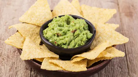 Nachos con guacamole de Mercadona