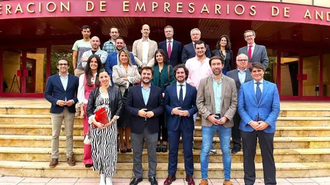Jurado y Directiva de AJE Andaluc&iacute;a