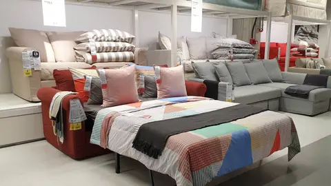 Secci&oacute;n de sof&aacute;s de IKEA