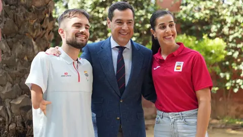 Juanma Moreno ha ensalzado los valores de los deportistas andaluces