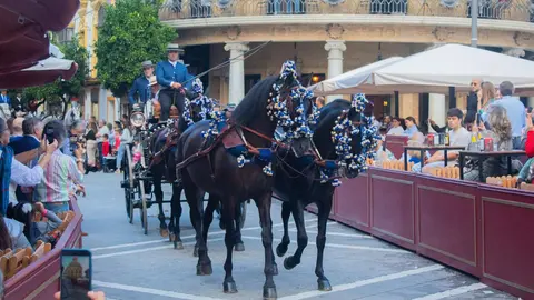 Parada H&iacute;pica por las calles de Jerez