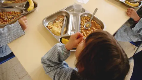 Imagen de un comedor escolar