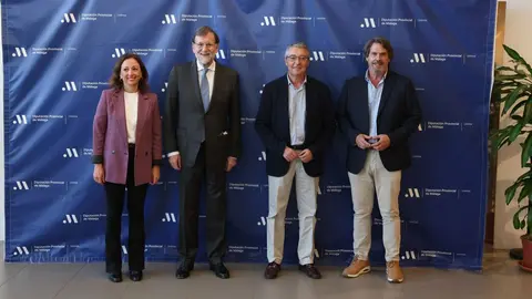 El expresidente del Gobierno, Mariano Rajoy, ha intervenido en un acto en M&aacute;laga