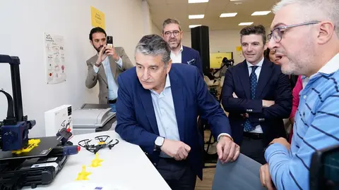 Antonio Sanz, durante una visita reciente a Granada