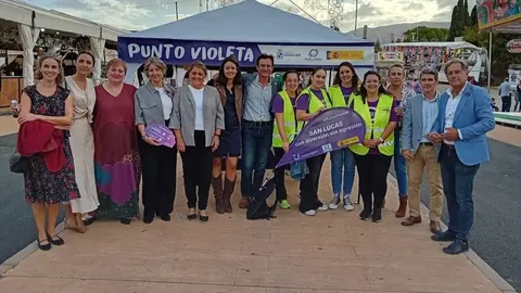 El Punto Violeta, ubicado en la reciente Feria de Ja&eacute;n