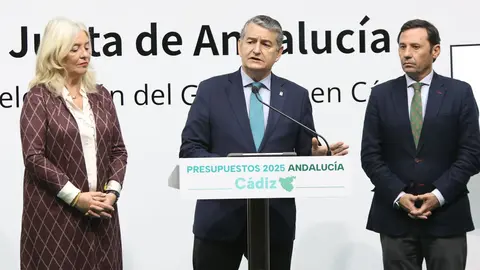 Antonio Sanz presenta los Presupuestos para la provincia de C&aacute;diz en 2025 | Cristo Garc&iacute;a