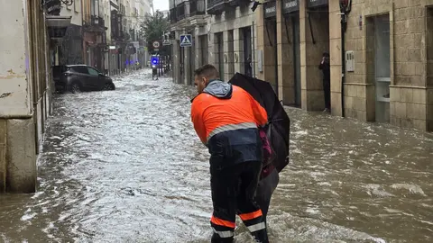 La lluvia ha hecho estragos en lugares como Jerez de la Frontera