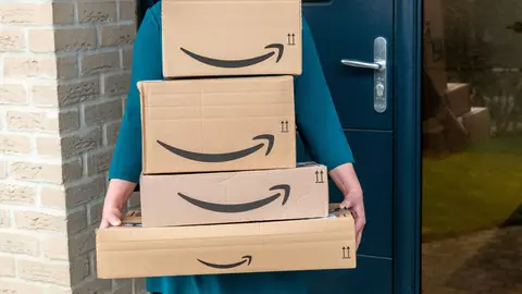 Cajas de pedidos de Amazon Prime