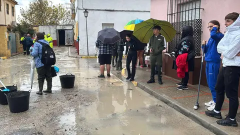 La lluvia obliga a cerrar varios centros educativos en Jerez | Cristo Garc&iacute;a
