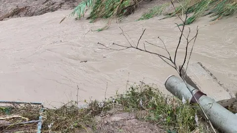 Tuber&iacute;a principal de San Jos&eacute; del Valle rota por la DANA