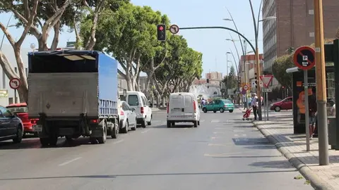 La avenida del Mediterr&aacute;neo en Almer&iacute;a