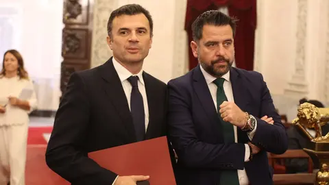 El alcalde, Bruno Garc&iacute;a, junto al delegado del Estado en la Zona Franca Fran Gonz&aacute;lez | Cristo Garc&iacute;a